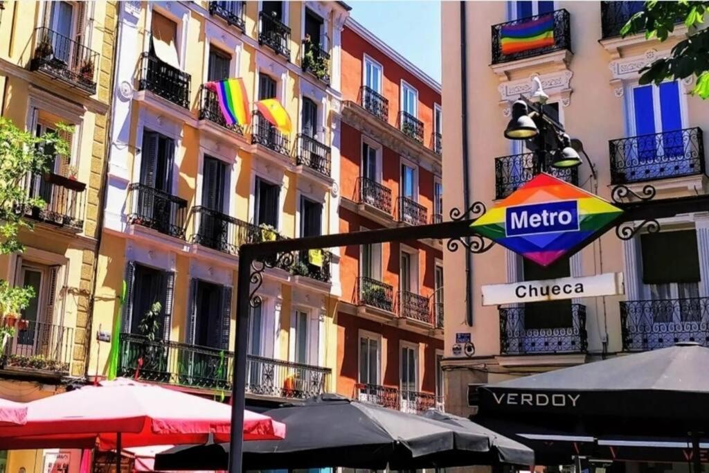 Amazing Apt 1 Hab Para 4Pax En La Plaza De Chueca Madrid Exteriér fotografie